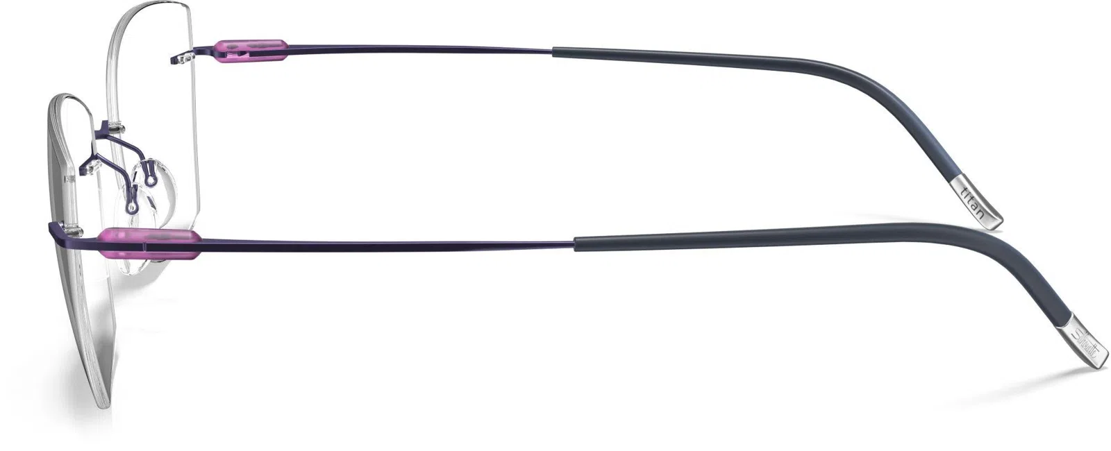 Silhouette Purist Color Groove Demo Rimless 5561 Eyeglasses - view 102
